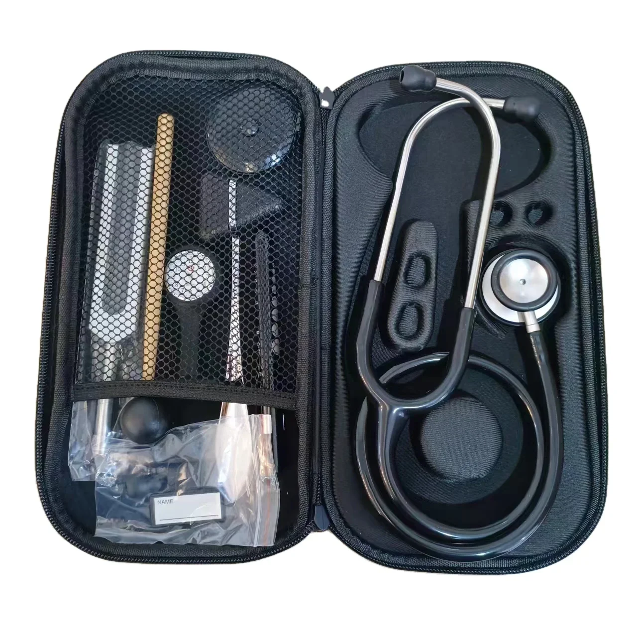 

medical Surgical Diagnostics Instrument Storage Case Kit Pen Light Auscultator Tuning Fork With Nylon Bag For Medical Student