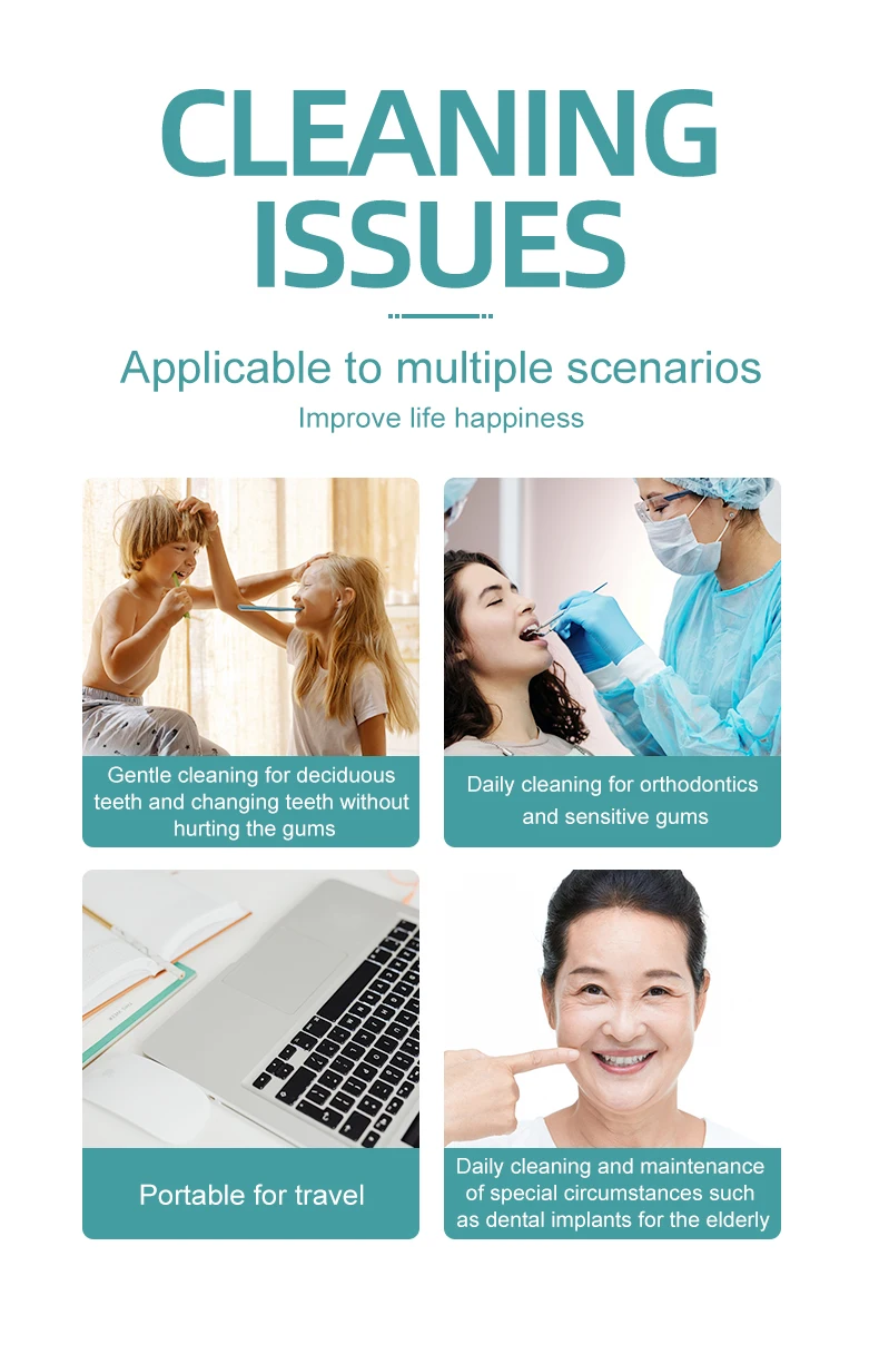 150 Stück/Box Interdentalbürsten Weiche Gummi-Zahnreinigungswerkzeuge Zahnzwischenraum-Reinigung Zahnbürste Mundhygiene-Pflegewerkzeuge – Detail 9