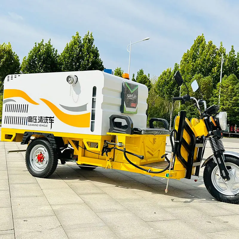 2025 China Fornecedor de lavagem automática de piso caminhão de limpeza a gasolina carro de limpeza elétrica lavadora de alta pressão