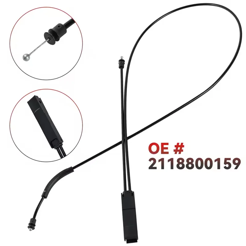 

ABQB-кабель открывания капота двигателя автомобиля для Mercedes Benz E-Class E320 E55 AMG E320 2003-2004 комплект 2118800159 211880015964