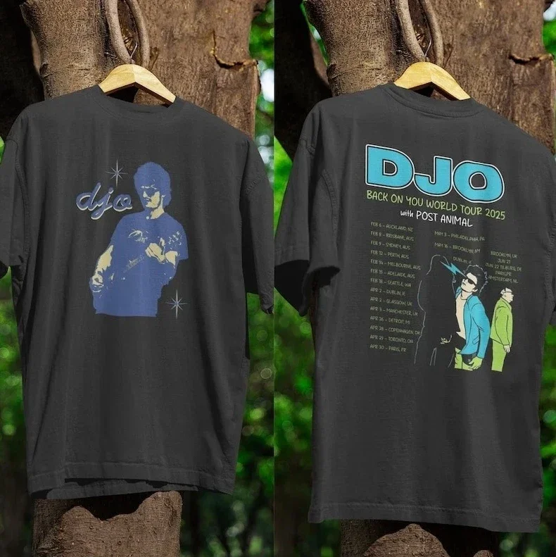 Djo Back on You World Tour 2026 T-shirts Joe Keery New Fans Gift Tee-shirt Unisex Oversized Cotton Streetwear Summer Casual Tops