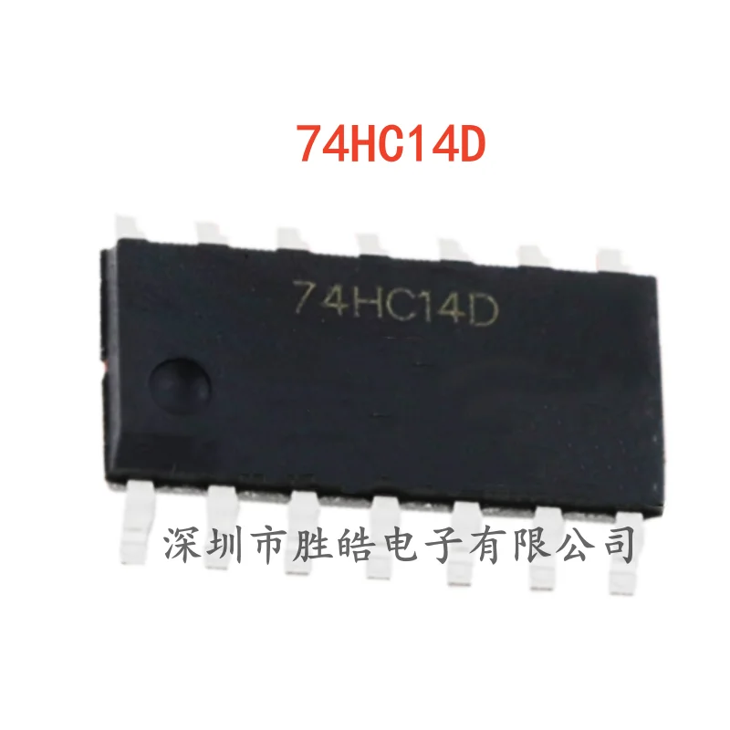 (10PCS)  NEW  74HC14D  653   Hexagonal Schmitt Trigger  Logic Chip   SOIC-14   74HC14D    Integrated Circuit