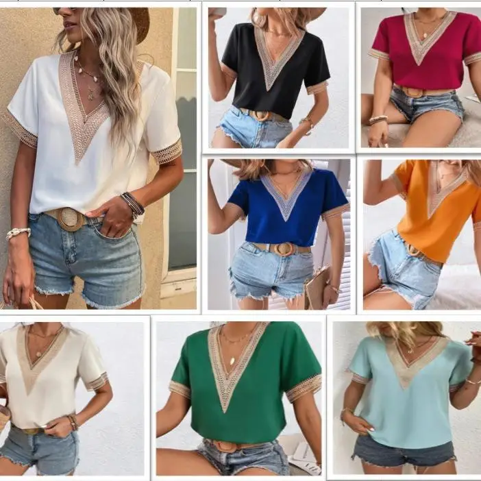 เสื้อลูกไม้คอปกผู้หญิงหรือสวีเดน ไออาร์ทีบริการออกแบบที่ปรับแต่งได้ DIY ชุดทำงาน