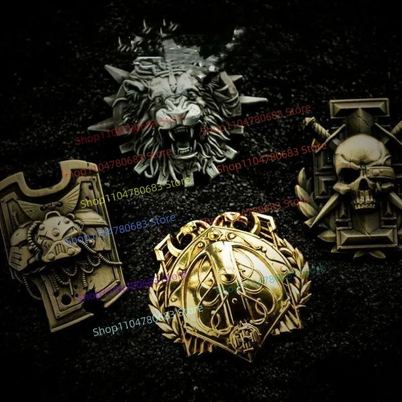 Брошь-эмблема 40K Burning Galaxy Honor Chapter, подвеска для одежды и рюкзака, модное украшение, игровой мерч, подарок для мужчин, коллекционный предмет.