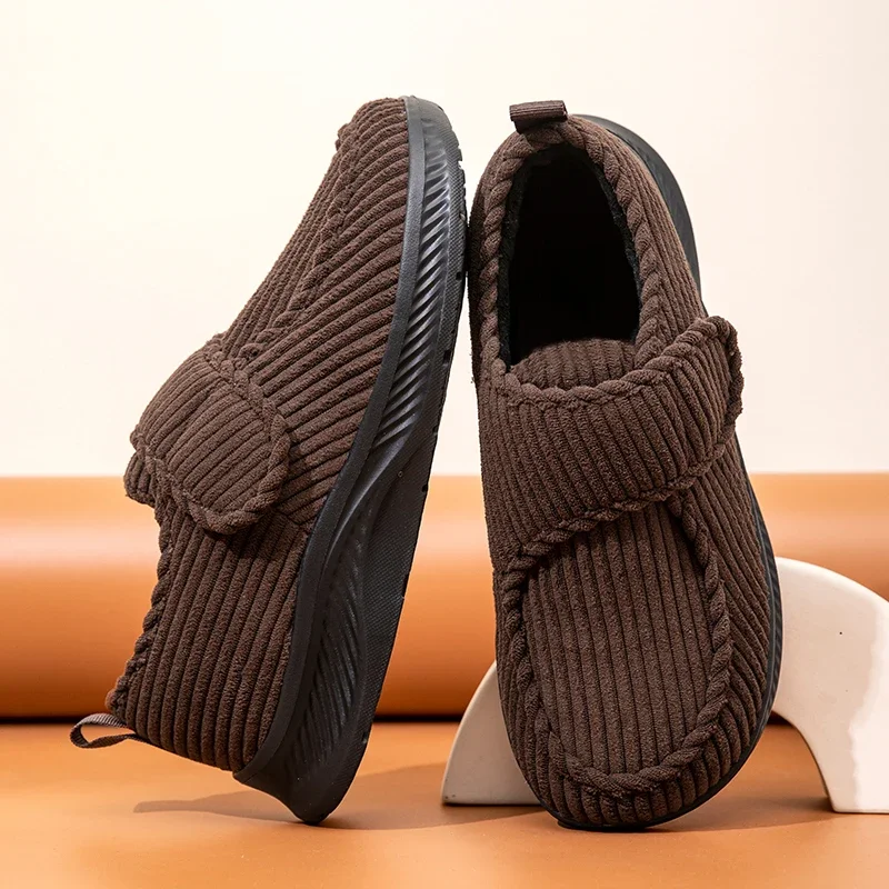 Winter Plus Velvet Casual Sneakers Men Women Walking Shoes Comfortable Warm Wide Toe Shoes Outdoor Non-slip Men's Sports Shoes