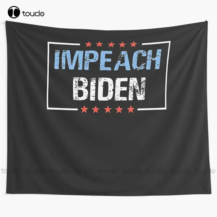 Joe Biden Impeach Biden Classic T-Shirt Tapestry Artist Tapestry Blanket Tapestry Bedroom Bedspread Decoration Background Wall