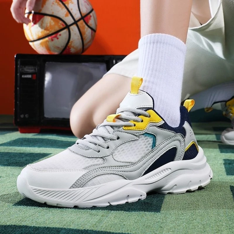 

Теннисные предложения Спортивная обувь для мужчин Мягкая стелька Дизайнерская унисекс Спортивные прыжки Прогулочные мужские повседневные кроссовки Сетчатый верх на открытом воздухе