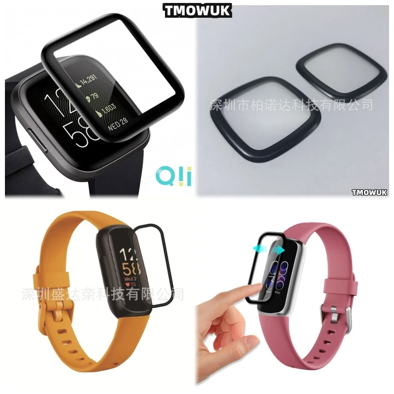 

For Fitbit Sense 2 Versa3 2 4 Inspire 3 Charge 6 5 3D Curved Soft PMMA Anti-Scratch Screen Protector