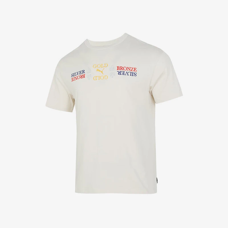 تي شيرت بوما أصلي 2024 جديد للجنسين فضفاض بأكمام قصيرة 629459-87