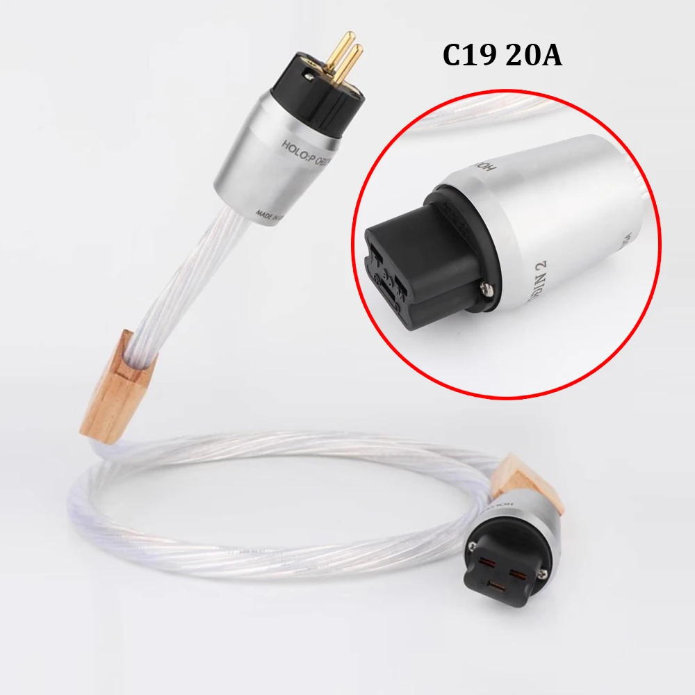 High Quality Nordost ODIN 2 Reference US/EU Power Cord Cable With C19 20A IEC Power Plug HIFI Audio Power Cable without box