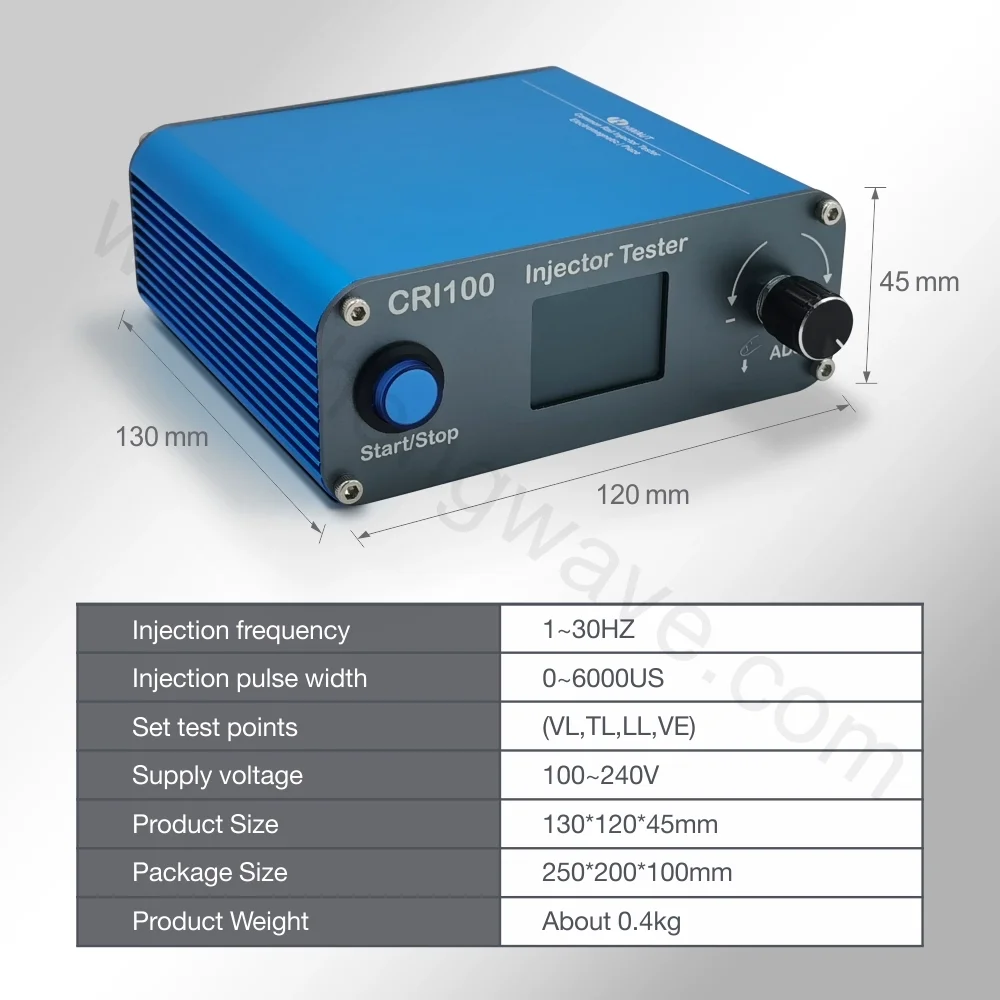 High Voltage CRI100 Diesel Coil Electromagnetic Piezoelectric Common Rail Injector Tester