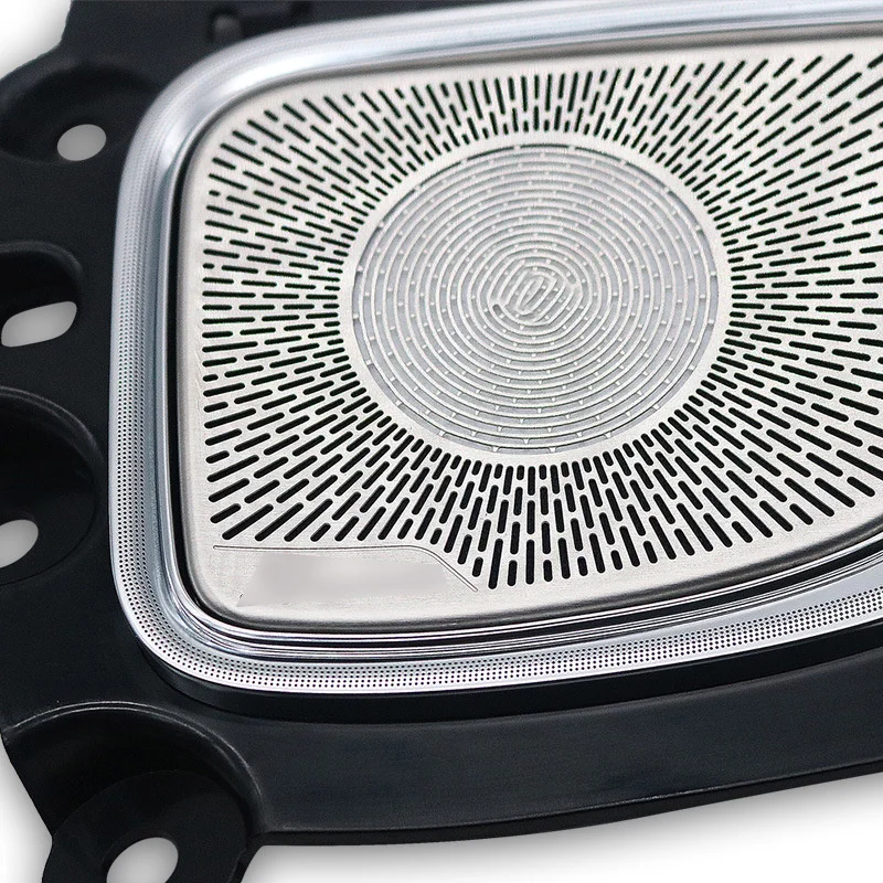 

Для Mercedes Benz C Class W206 C220 C300 C260 Четырехдверный среднечастотный динамик Крышка окружающего света Автомобильная аудиосистема Украшение динамика