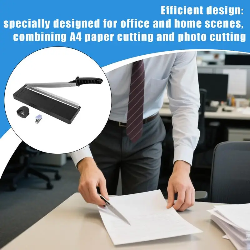 Pemotong Foto Alat Pengiris Pemotong Stiker Tugas Berat Perlengkapan Kerajinan Multifungsi Gadget Studio Portabel untuk Dokumen Buku Tempel