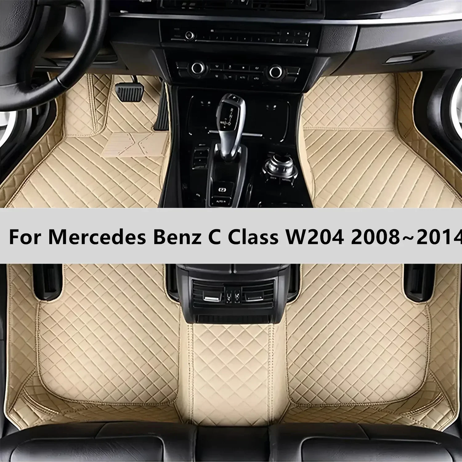

Автомобильные коврики на заказ для Mercedes Benz C Class W204 2008 ~ 2014 Коврик для автомобиля Аксессуары для мужчин и женщин Аксессуары для интерьера