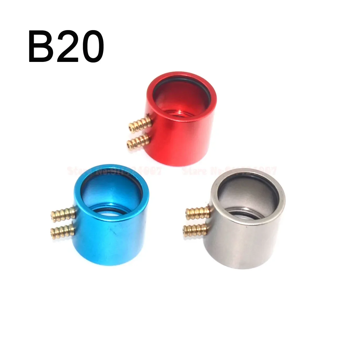 Aluminum Marine Motor Water Cooling Jacket for B20/B28/B36/B40 ID 20mm 28mm 36mm 40mm for RC Boat Brushless Motor