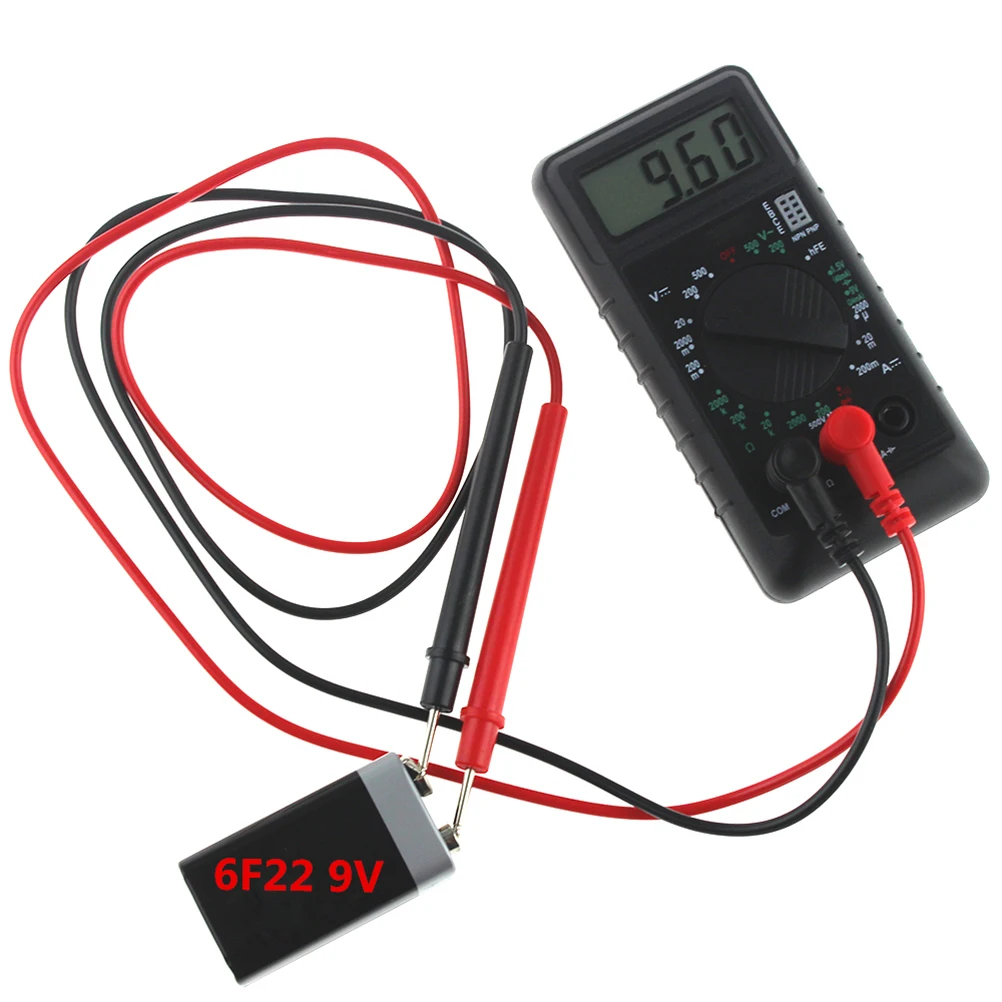 

Dc Mini Digital Multimeter 500V Lcd Pocket Tester Meter Capacity Function Overload Protection Resistance Voltage Ampere