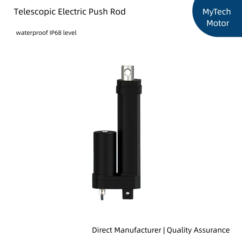 IP68 Waterproof Electric Linear Actuator Silent DC Linear Motor Industrial Grade High Thrust Durable Dustproof