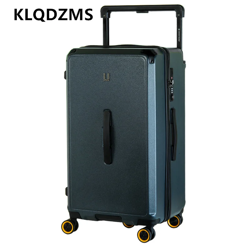 KLQDZMS Rolling Suitcase Large Capacity Trolley Case ABS+PC Women's Password Case 26