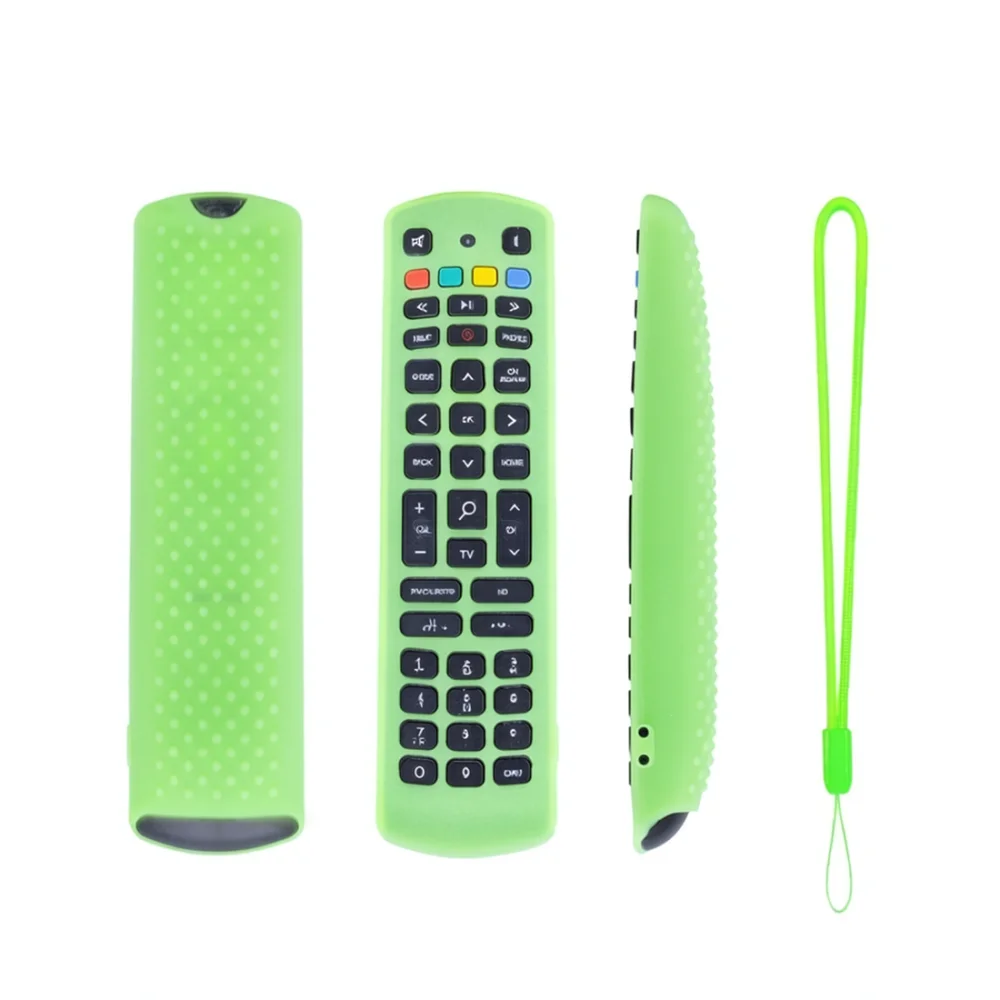 Protective Silicone Sleeve For Jio Fiber TV Remote Control Shockproof Soft Skin Case Anti Dust Luminous Cover Accessory