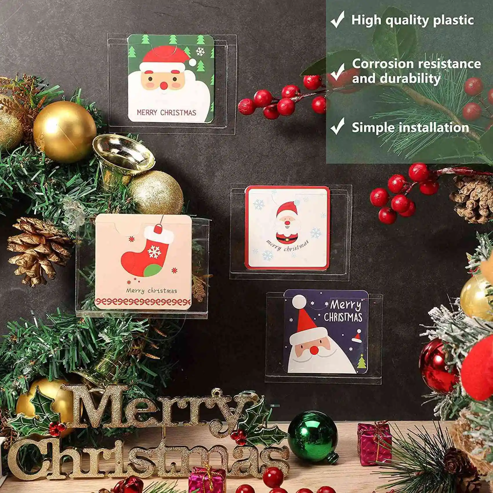 

72Pcs Self-Adhesive Label Card Holder Index Pockets Holder 6X8.5Cm Clear Plastic Card Holder Adhesive Label Holder