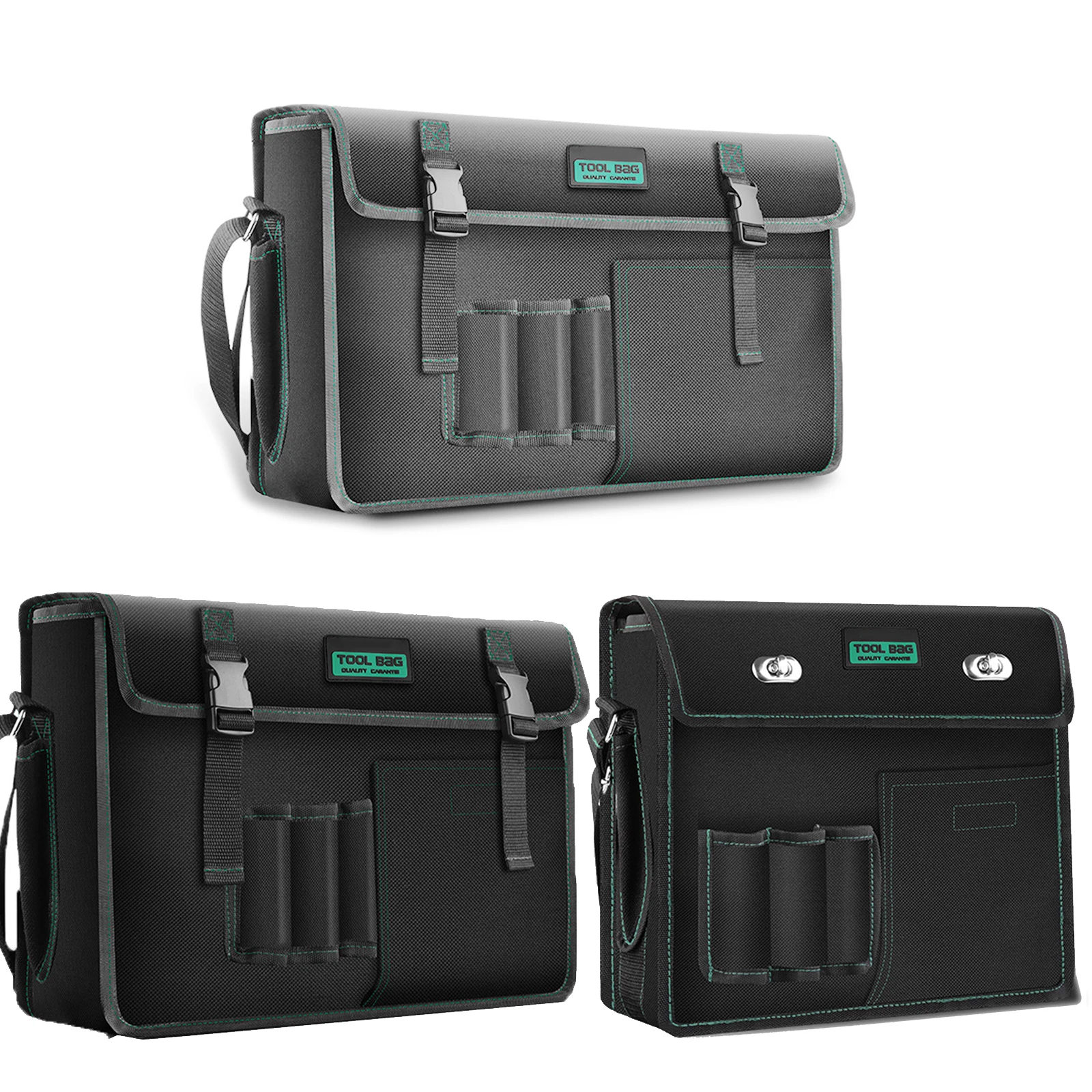 

Black Canvas Tool Bag, Versatile and Reliable,Perfect for Tools Practical 85AC