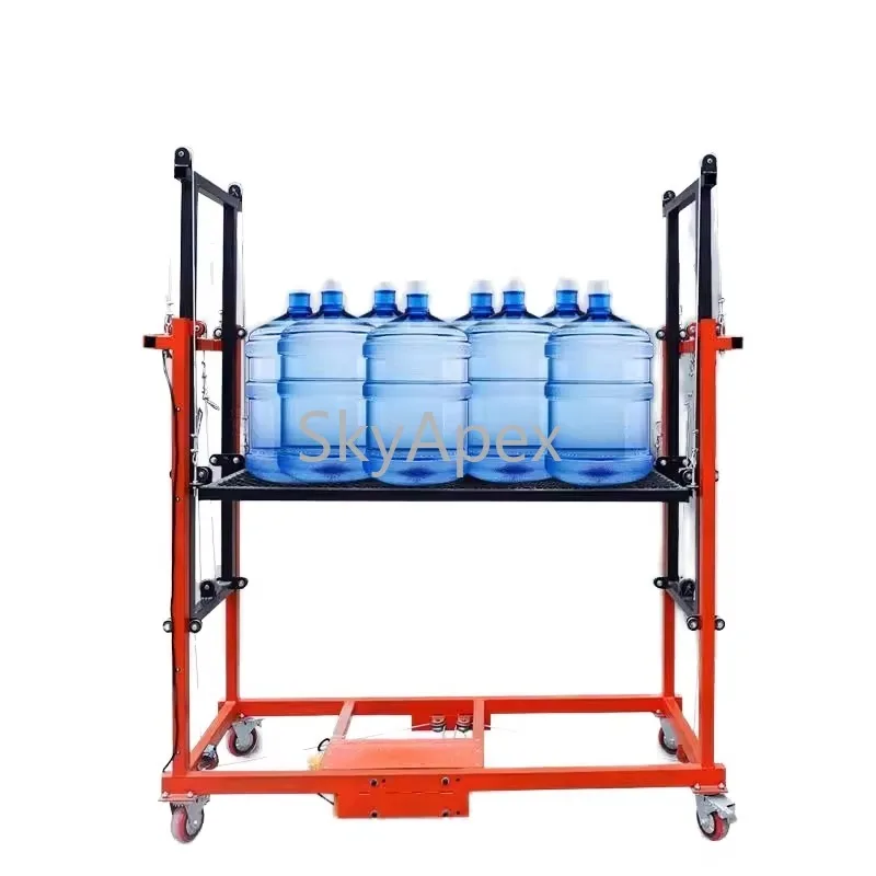 

Gold Seller 2-10m 500KG Mobile Electric Scaffold Remote Lifting Platform EN Certified Anti-slip for Building Construction Indoor