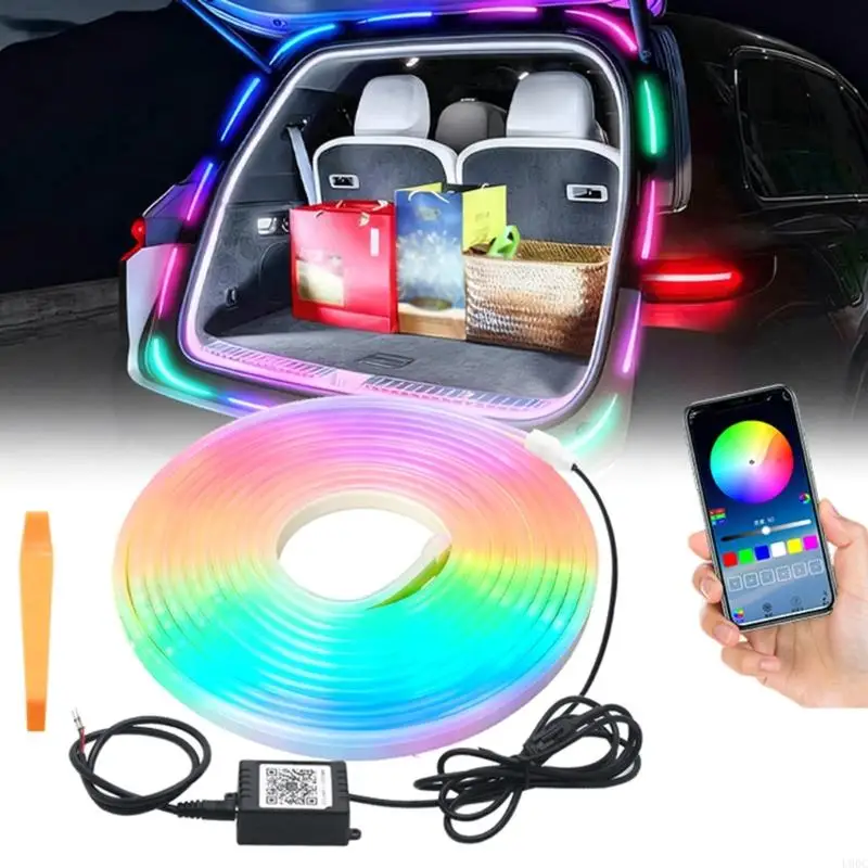 2025 New Light Strips APP Control Ambients Lamp Flexible Design for Car Trunk