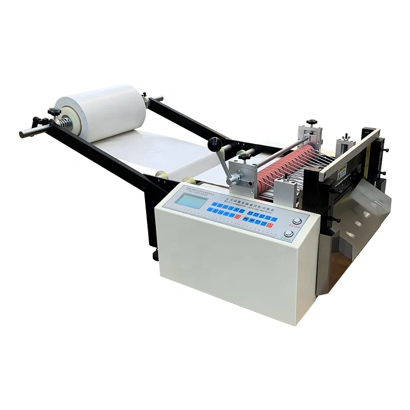 Microcomputer automatic PVC paper roll to sheet paper cutting machine , nonwoven fabric roll to sheet cutting machinery