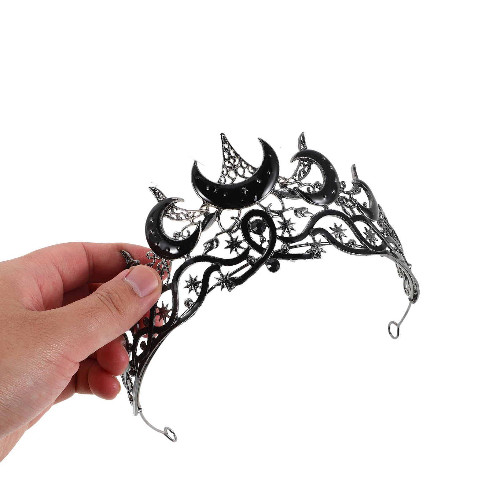 

Crown Cosplay Headband Birthday Costume Accessories Rhinestone Bridal