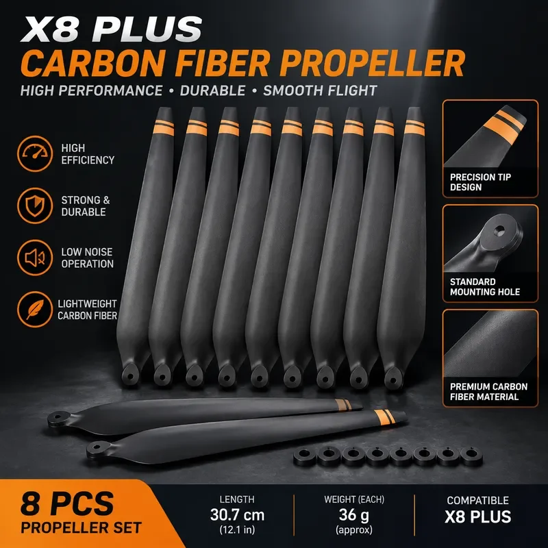 for Haoying X8 Plus High Carbon Blade 30 Inch 3011 Drone Propeller