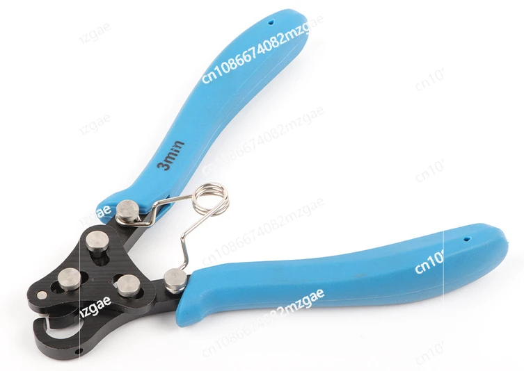 9-pinowe okrągłe szczypce do nawijania biżuterii w kształcie litery C. 9-pinowe szczypce igłowe