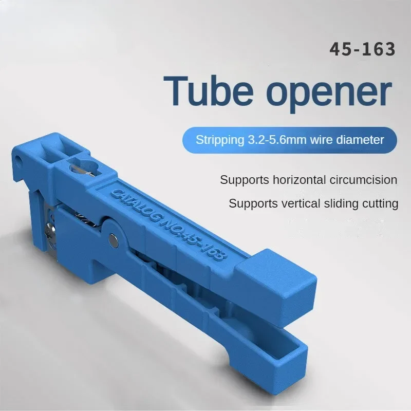 Fiber Optic Stripper 45-163 Fiberglas Jacke Mantel Koaxialkabel Cutter Stripper Werkzeug Einstellbare Klingen Cutter Slitter 45-163