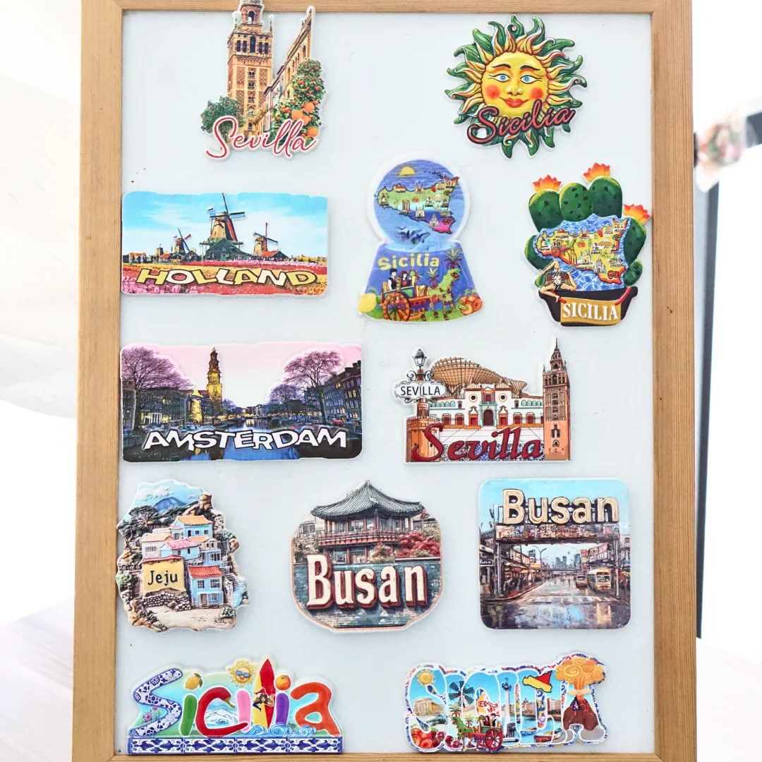 

1Pc, Holiday Gift, Amsterdam Refrigerator Magnet, Dutch Refrigerator Magnet, Korean Refrigerator Magnet, Jeju Island Refrigerator Magnet