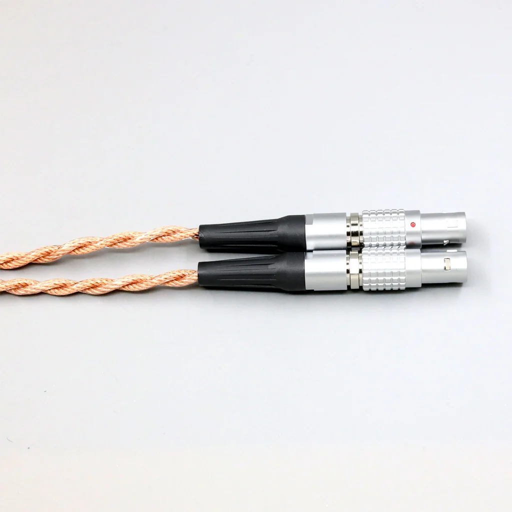 Графеновый 7N OCC экранирующий коаксиальный смешанный кабель для наушников Focal Utopia Fidelity Circumaural, 4-жильный 1,8 мм LN007778