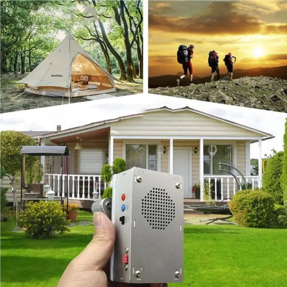 

Hand Crank Generator 800mAh High Power Mini Portable Emergency Power Supply for Outdoor Camping