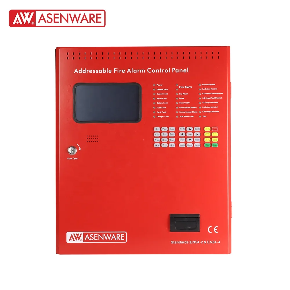 Easy to Use Wire and Wireless Addressable Fire Alarm Panel With Touchscreen Interface
