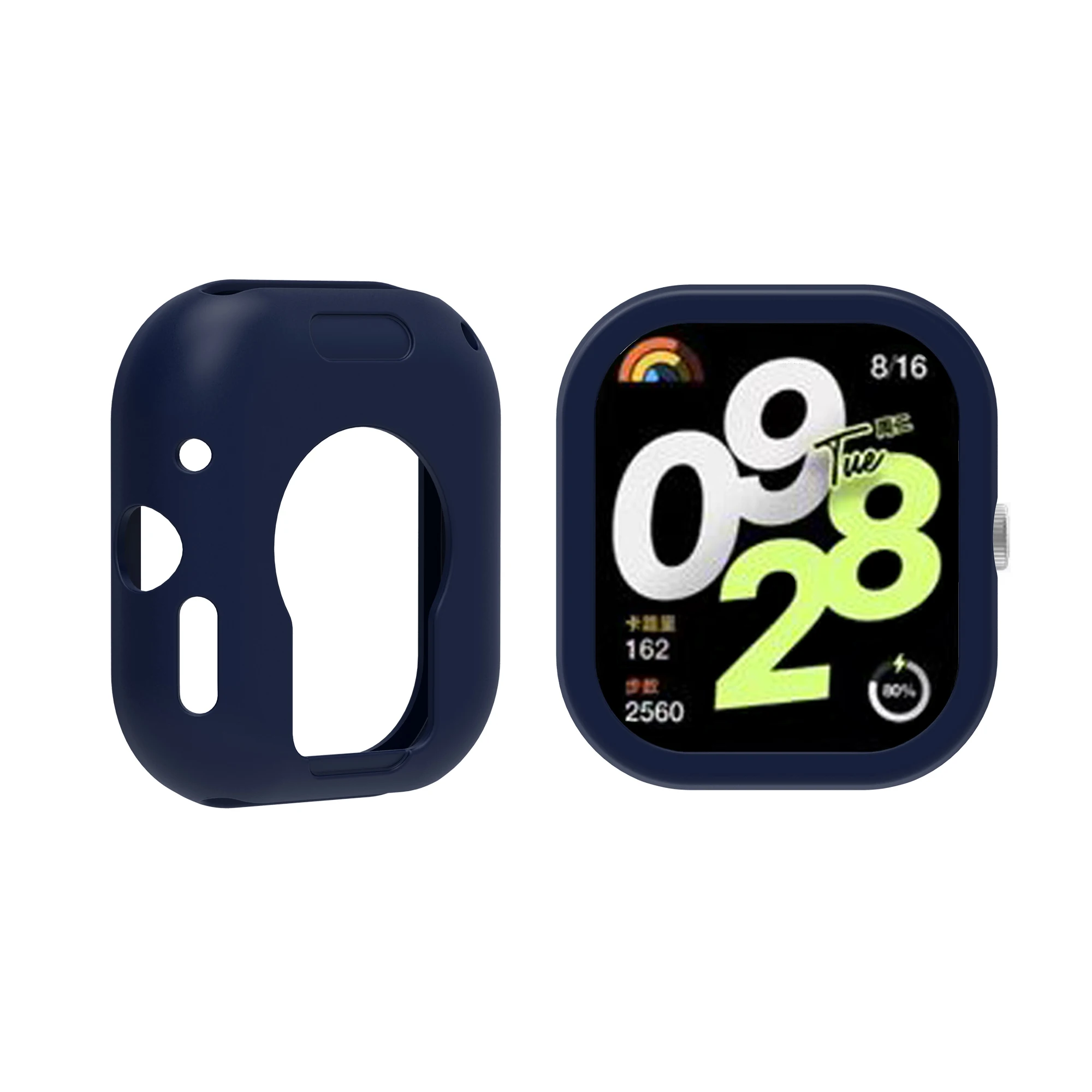 Beyeser For Redmi Watch 4 Watch Band Case Soft Tpu Siliconen Beschermende Shell Watchcase Anti-Drop Vervangende Conservering Shell