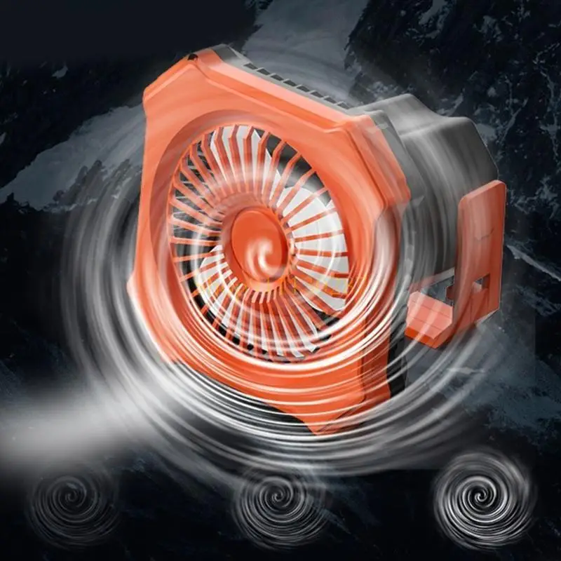 J1HC Battery Desk Fan مع بطارية مدمجة ، ورياح قوية ، ومشجع التخييم للعمليات الهادئة