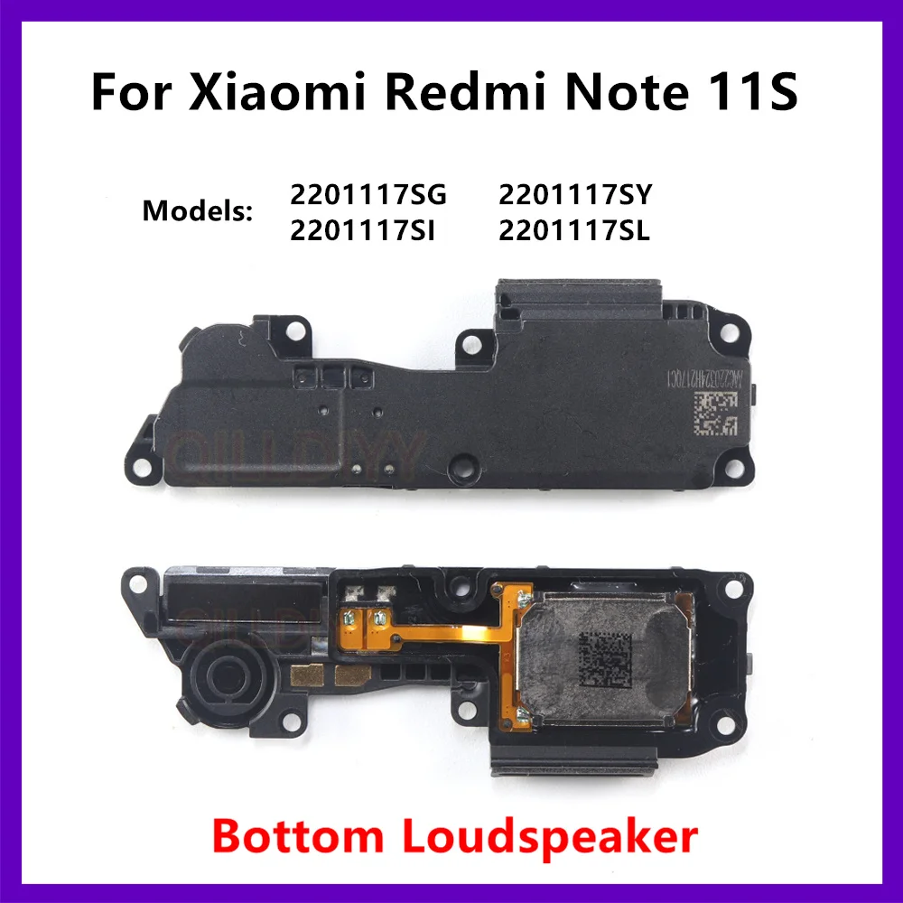 Нижний громкий динамик для Xiaomi Redmi Note 11S, громкоговоритель, зуммер, звуковой модуль, запасные части для платы Note11 2201117SG Нижний громкий динамик для Xiaomi Redmi Note 11S, громкоговоритель, зуммер, звуковой модуль, запасные части для платы Note11 2201117SG