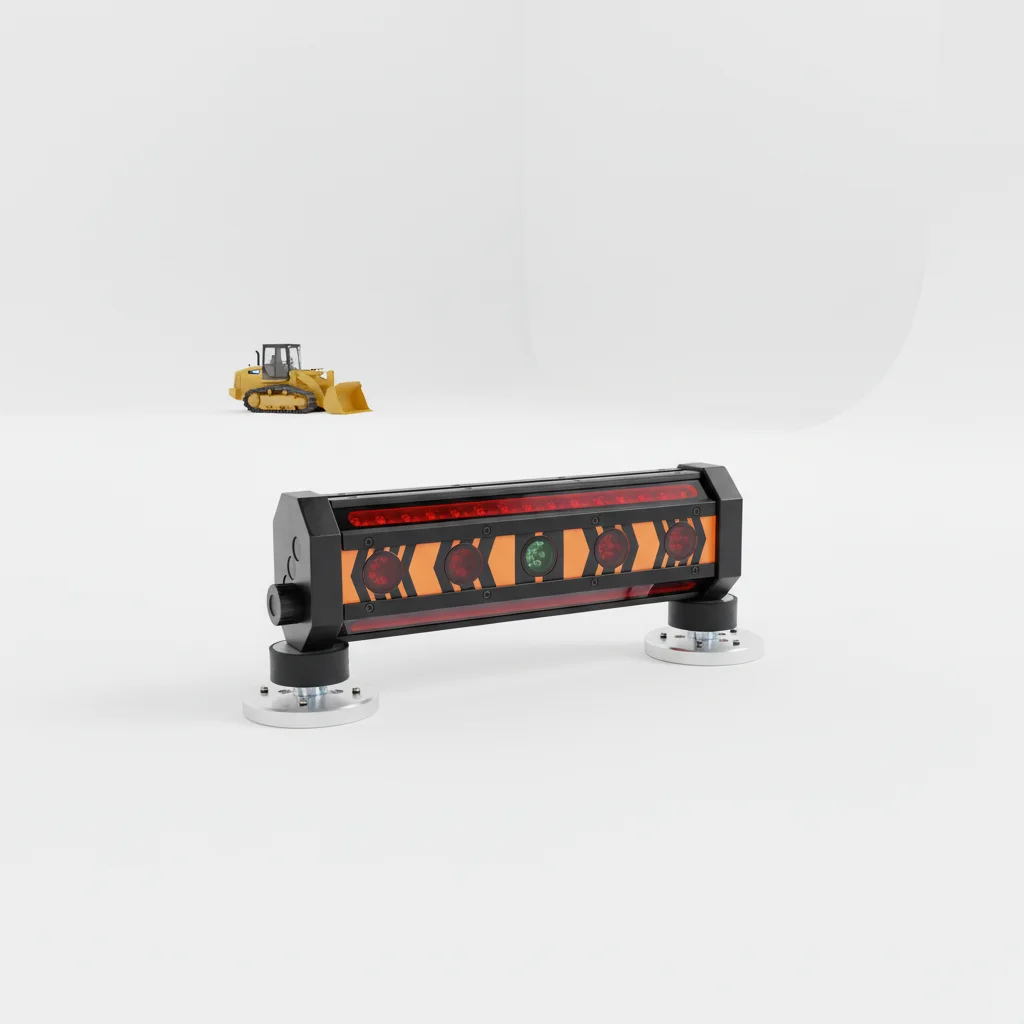 RC318 2026 New Style High Light LED Display Position Machine Receiver for Construction Excavators