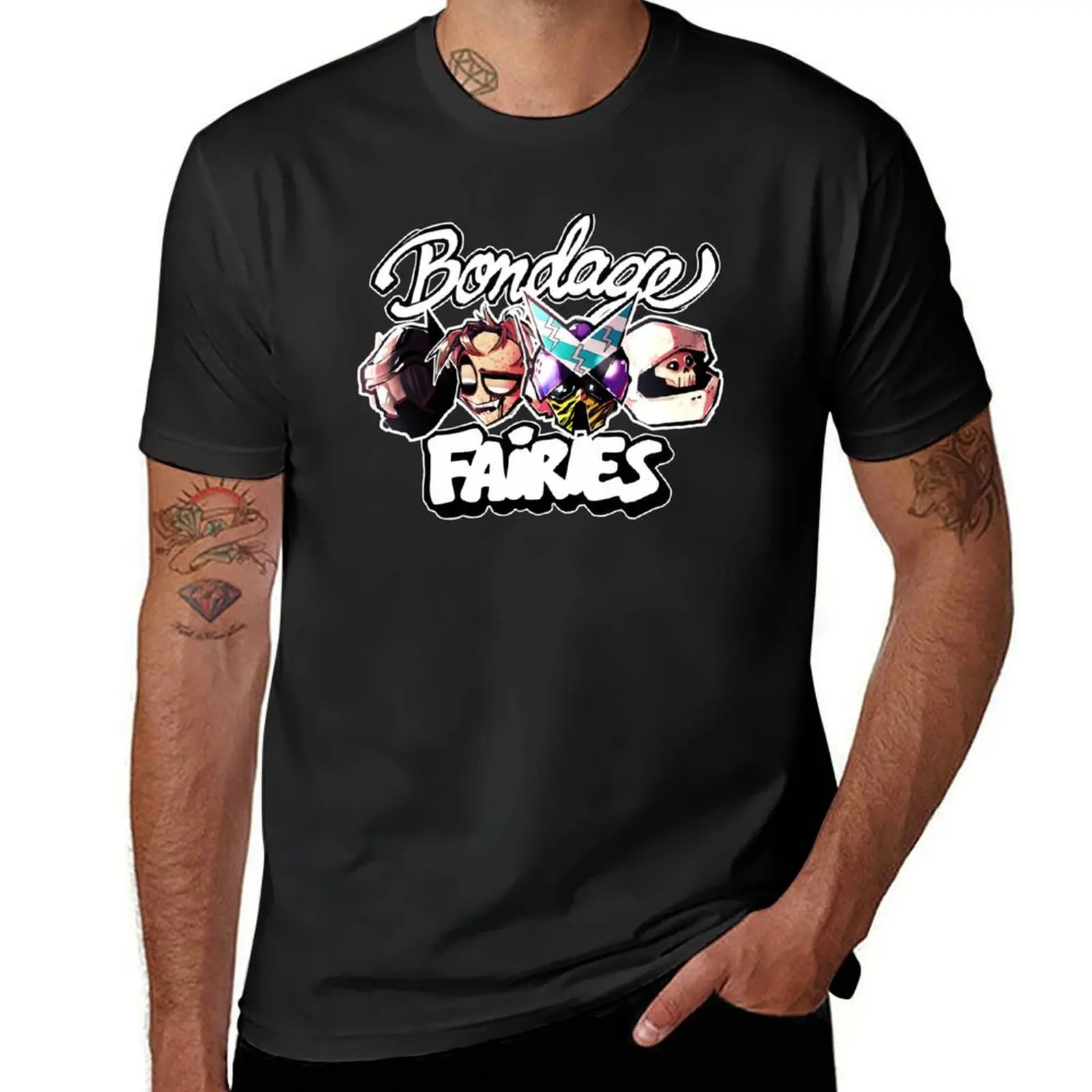 

Bondage fairies T-Shirt boys whites tops mens graphic t-shirts funny