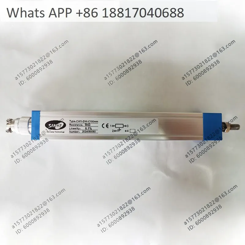 Push-pull potentiometer straight-sliding linear sensor CWY-DW-C100mm electric ruler 0.1% 10K