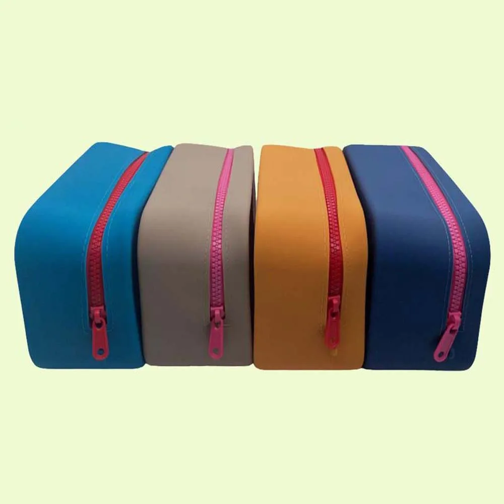 حامل بطاقة الائتمان، حقيبة تخزين من السيليكون، أكياس أحمر الشفاه، حقيبة بسحاب، حامل مكياج من السيليكون، منظم سفر مقاوم للماء