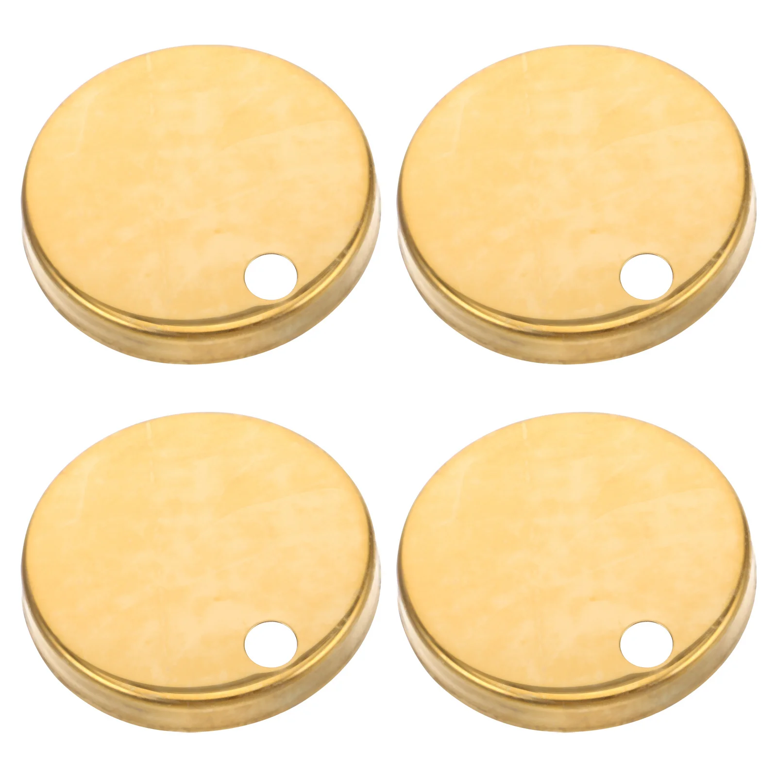 

4Pcs Toilet Seat Hinge Cover Caps Stainless Steel Decorative Bolt Caps Replacement Toilet Screw Covers Bathroom Accessories