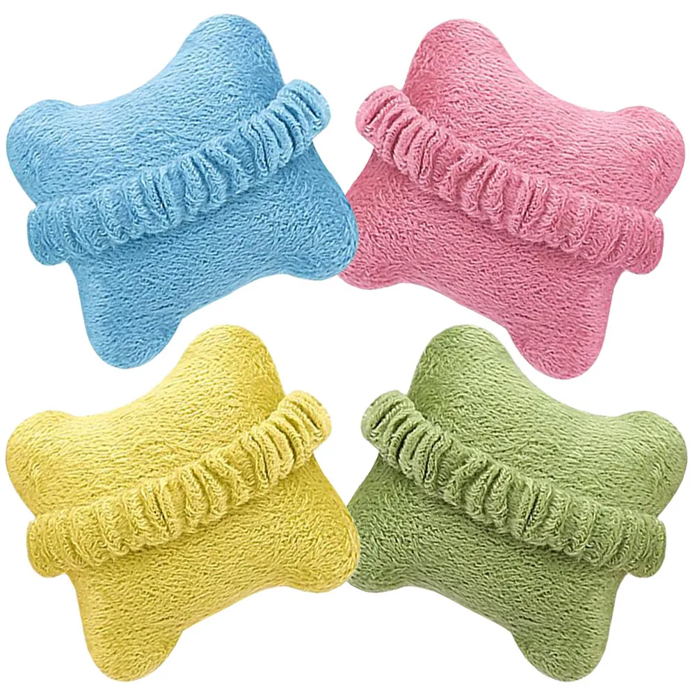 4Pcs Mouse Wrist Rest Pillow Anti-Slip Compact Comfortable Wrist Support Pad Gaming Office Computer Accessory Mouse Mat