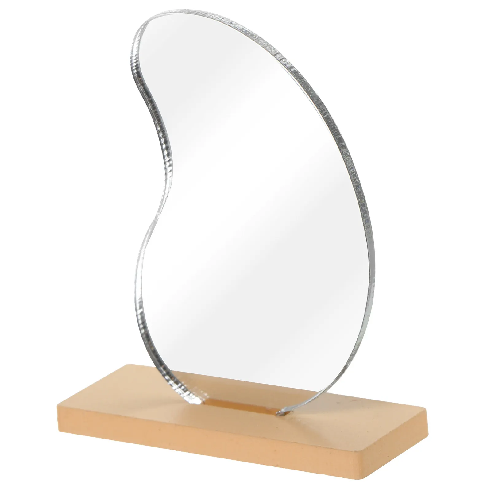 

Mini Mirror Ornament for Mini House Decoration Premium Smooth Surface Non-Deformable Classical Design Dollhouse Miniature