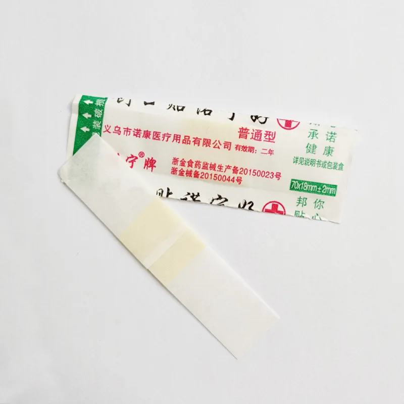 50 Stuks Noodhulp EHBO Bandage Hiel Kussen Pleister Waterdichte Pleister Medische Wond Hemostase Patch Sticker