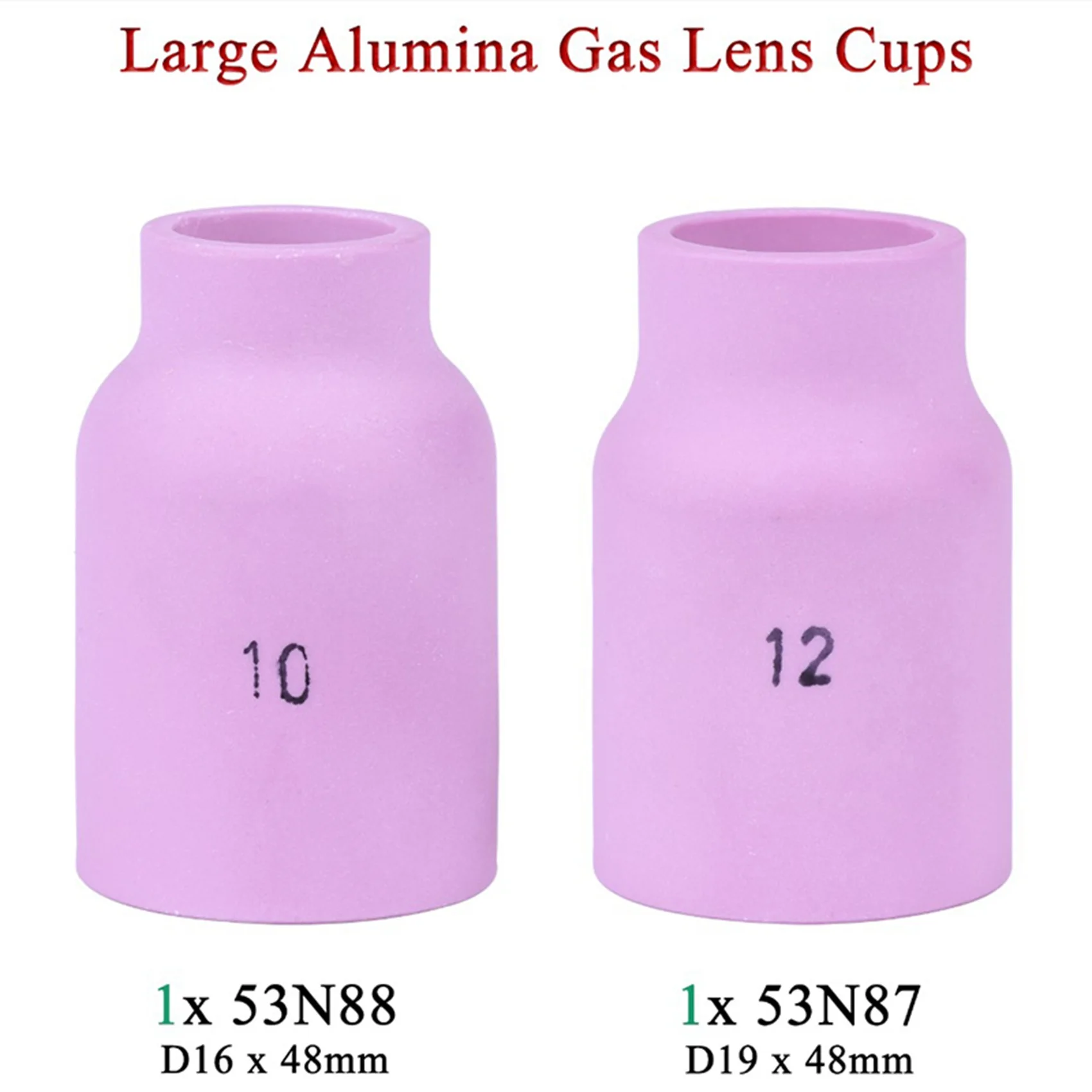 

AA81-18Pcs TIG Welding Torch Large Long Gas Lens & Alumina Cup For WP17 WP18 WP26 TIG Collet Bodies Spares Kit Accessories