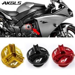 For YAMAHA YZF R1 R1M YZFR1 YZF-R1 M 2005-2017 2018 2019 2020 Motorcycle Engine Oil Filler Cover Oil Filter Cover Accessories