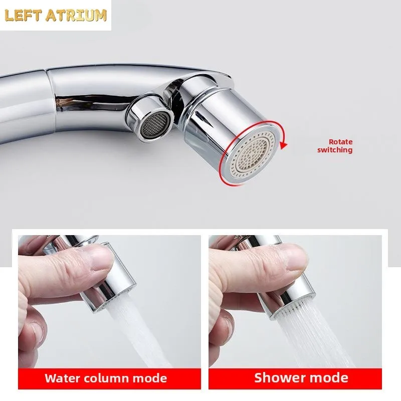 Three-in-one hot and cold water purifier faucet household kitchen sink washbasin water purifier direct drinking water faucet